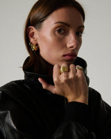 Angled Hoop Earrings