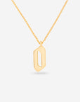 Number 0 Pendant Necklace