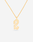 Number 2 Pendant Necklace