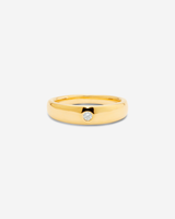 Mini Dome with round CZ Ring