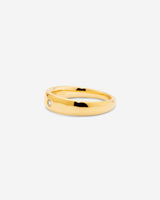 Mini Dome with round CZ Ring