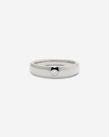 Mini Dome with round CZ Ring