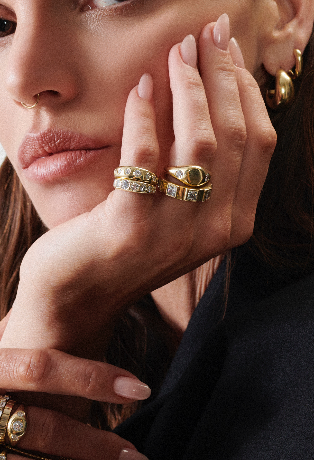 Stone Pinky Ring - Main Image