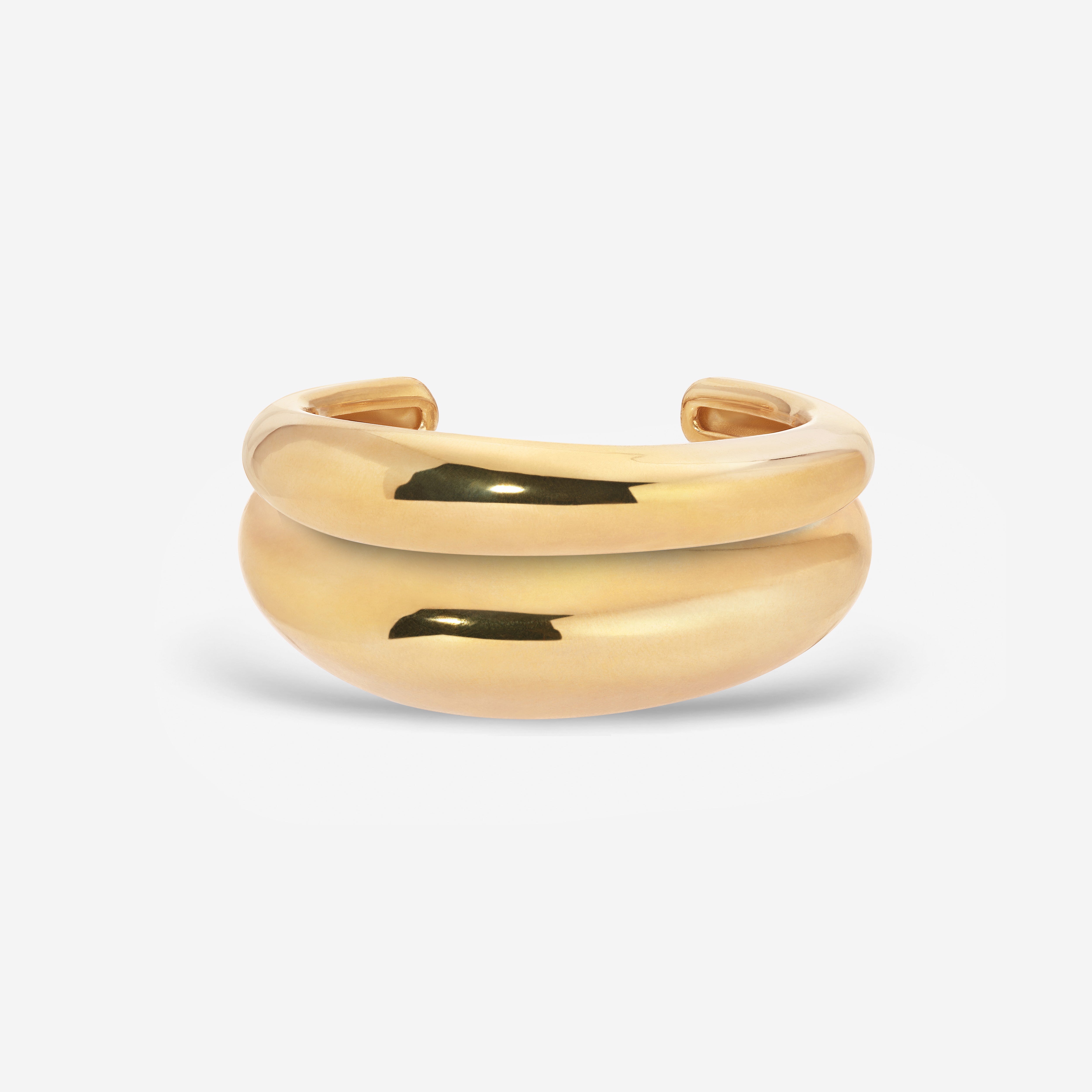 Lightweight brass cuff