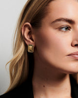 Rounded Rectangle Earrings