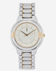 Yves Saint Laurent Quartz Watch – Silver & Gold Two-Tone, 7-Inch