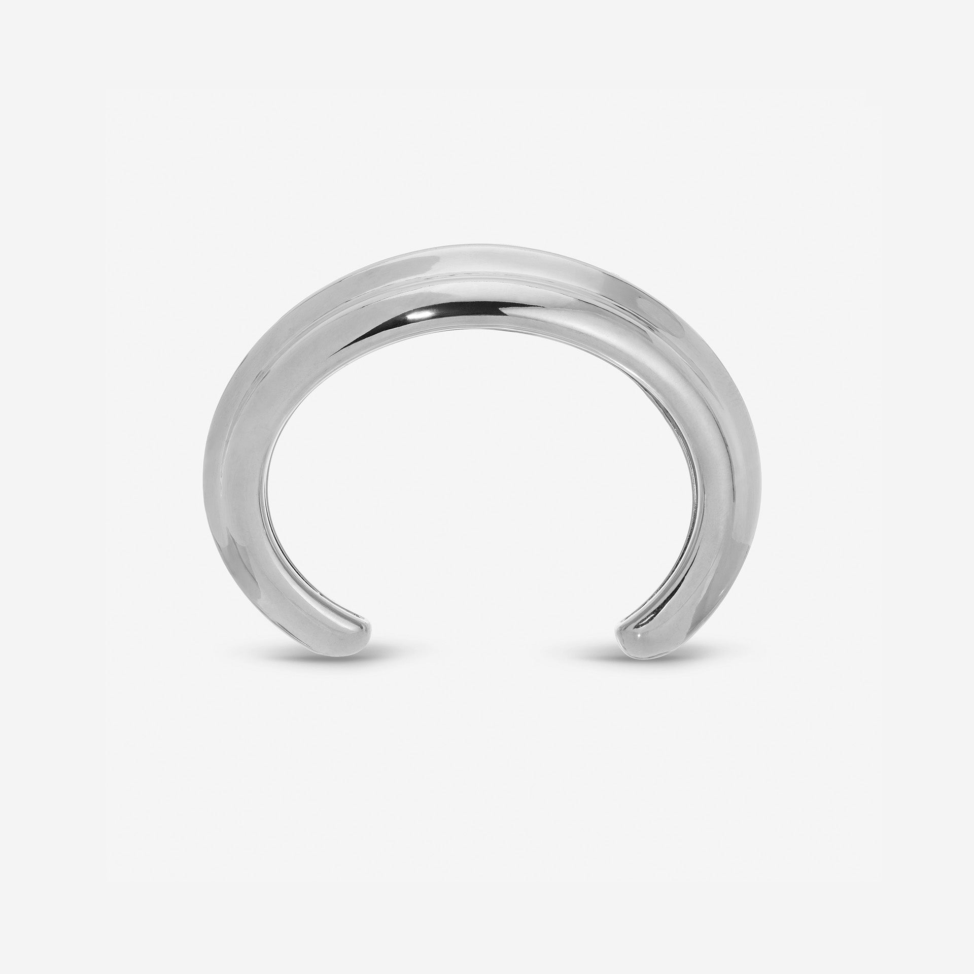 MÉGA Simone Cuff in gold vermeil—brass tapered cuff 42.5 mm to 14.3 mm wide, 11.7 mm tall, 51 g