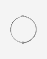 Small Omega Charm in gold, designed for the Omega 4 Necklace – delicate, polished, and stackable.