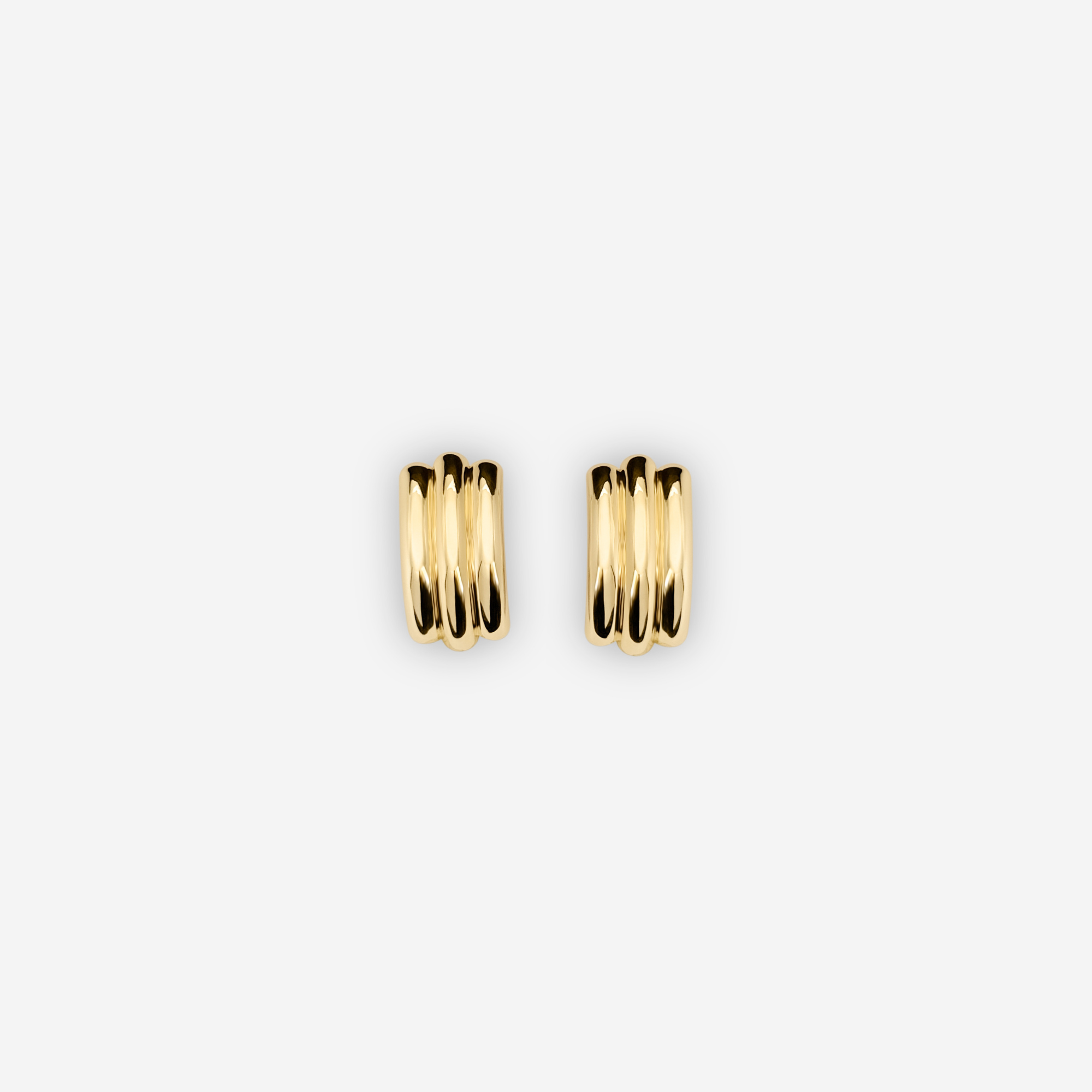 Triple Large Waterfall Earrings