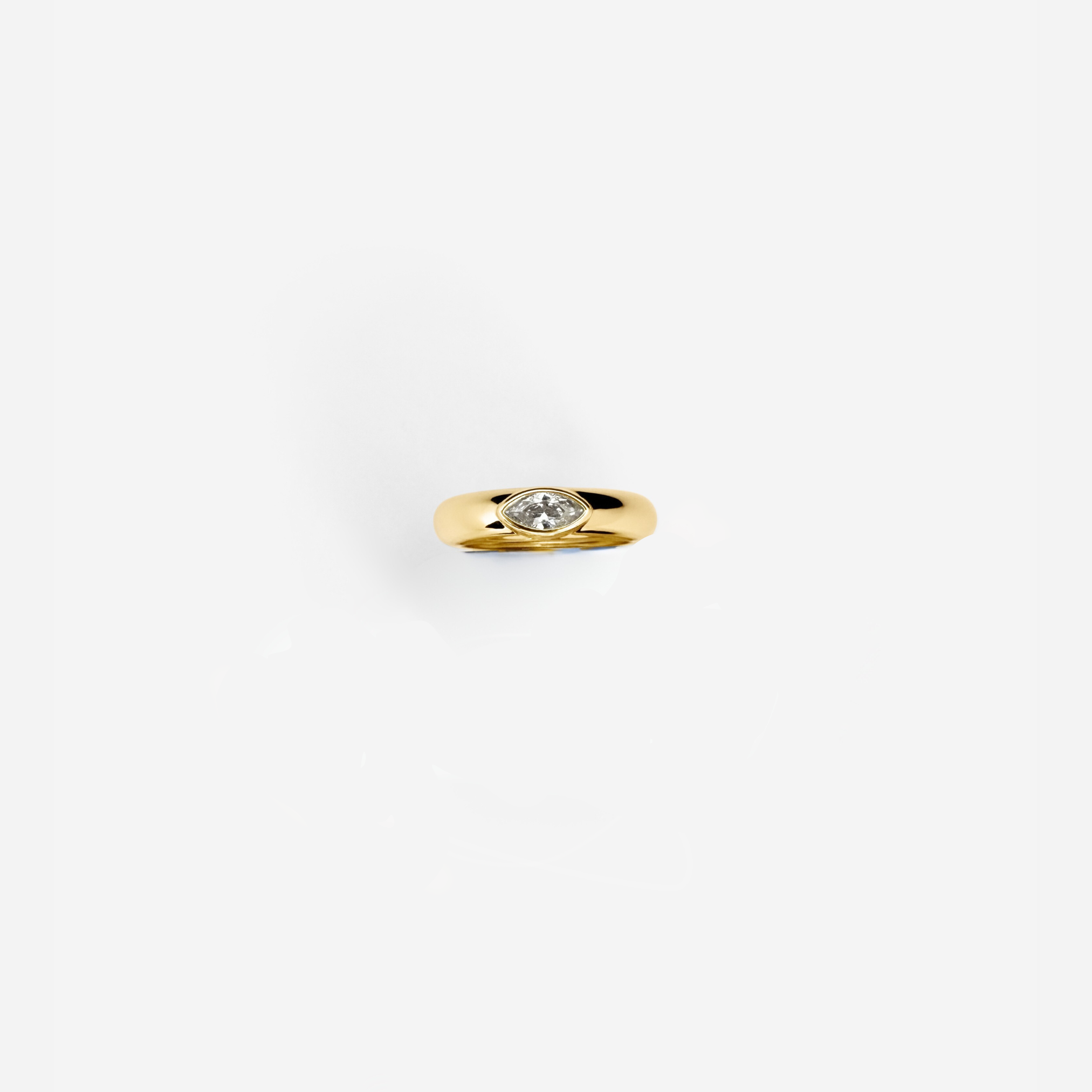 Donut Marquis Ring