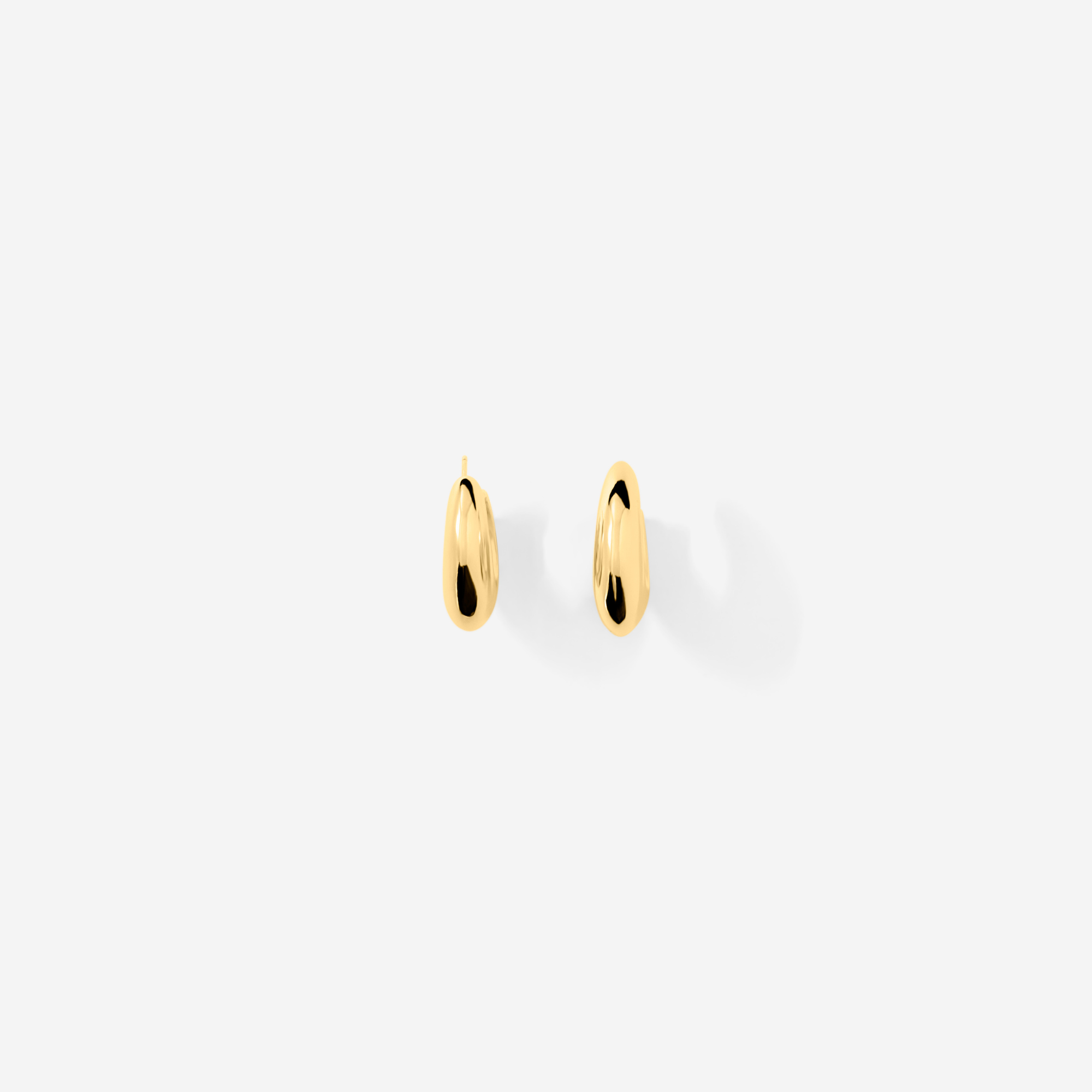 Angled Hoop Earrings