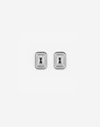 Mini Rounded Rectangle Earrings