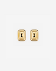 Mini Rounded Rectangle Earrings