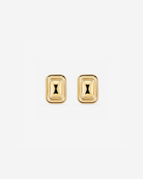 Mini Rounded Rectangle Earrings