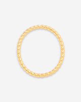 Twisted Hinged Bangle Bracelet