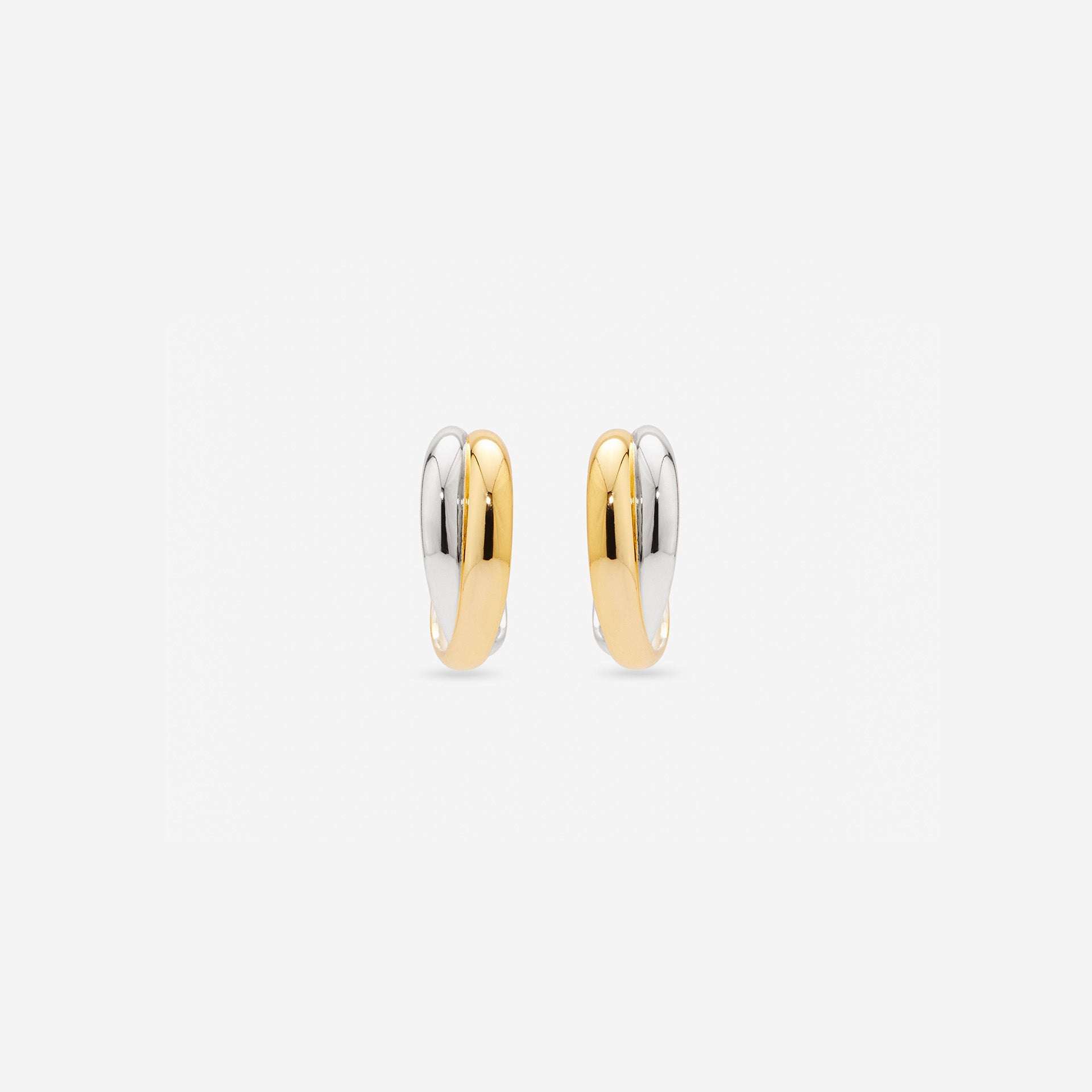 Crossover Hoop Earrings