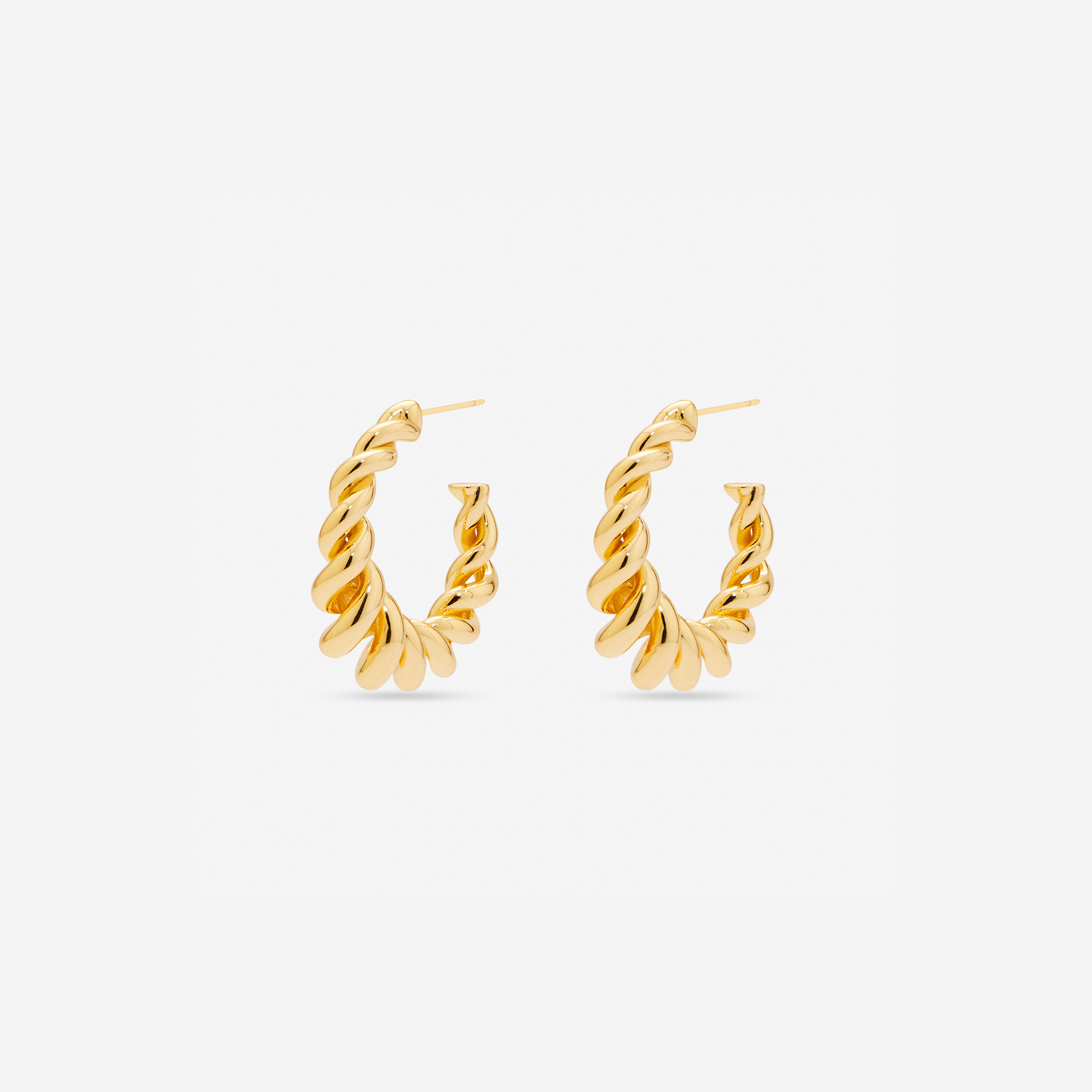 Twister Hoop Earrings