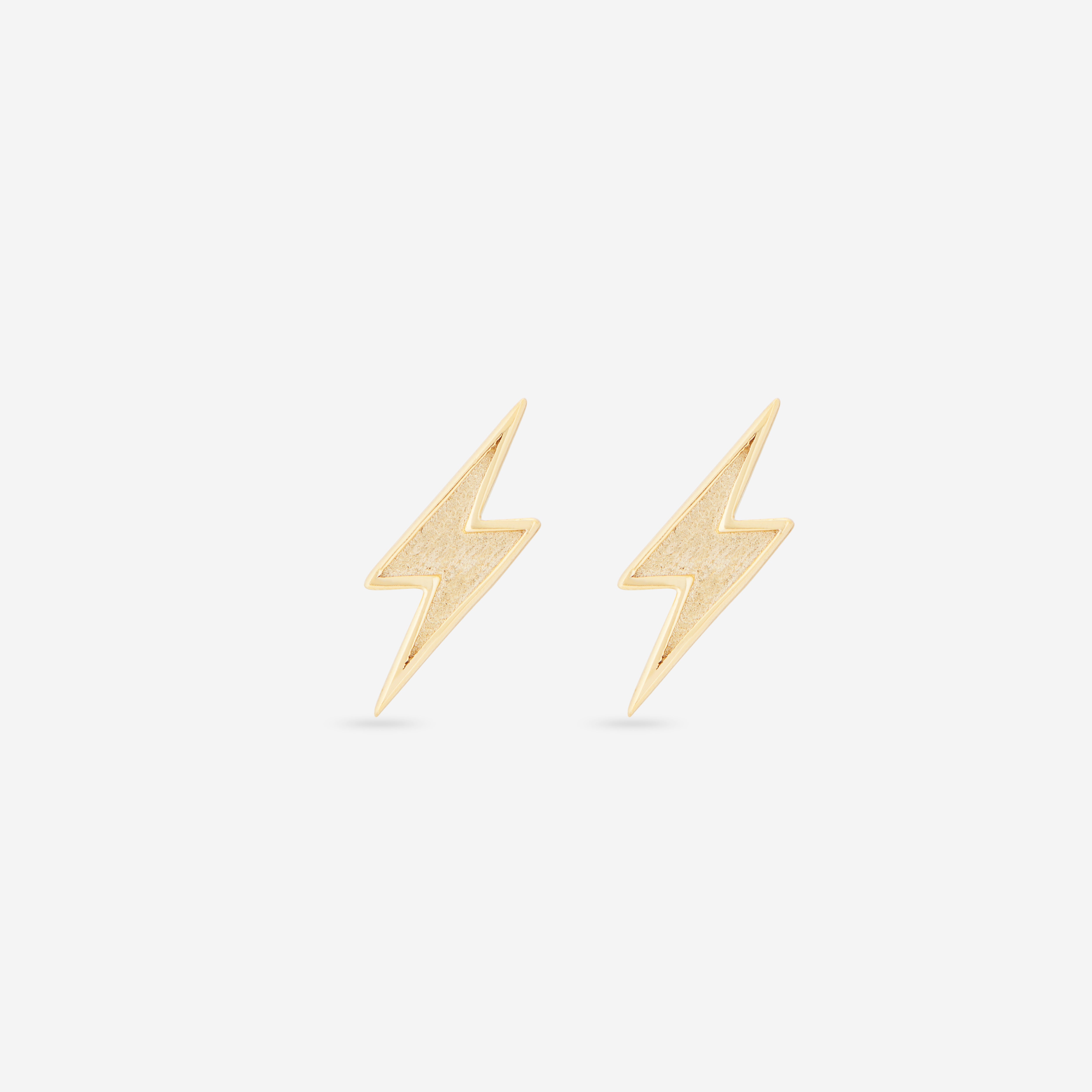 Lightening Bolt Stud Earrings