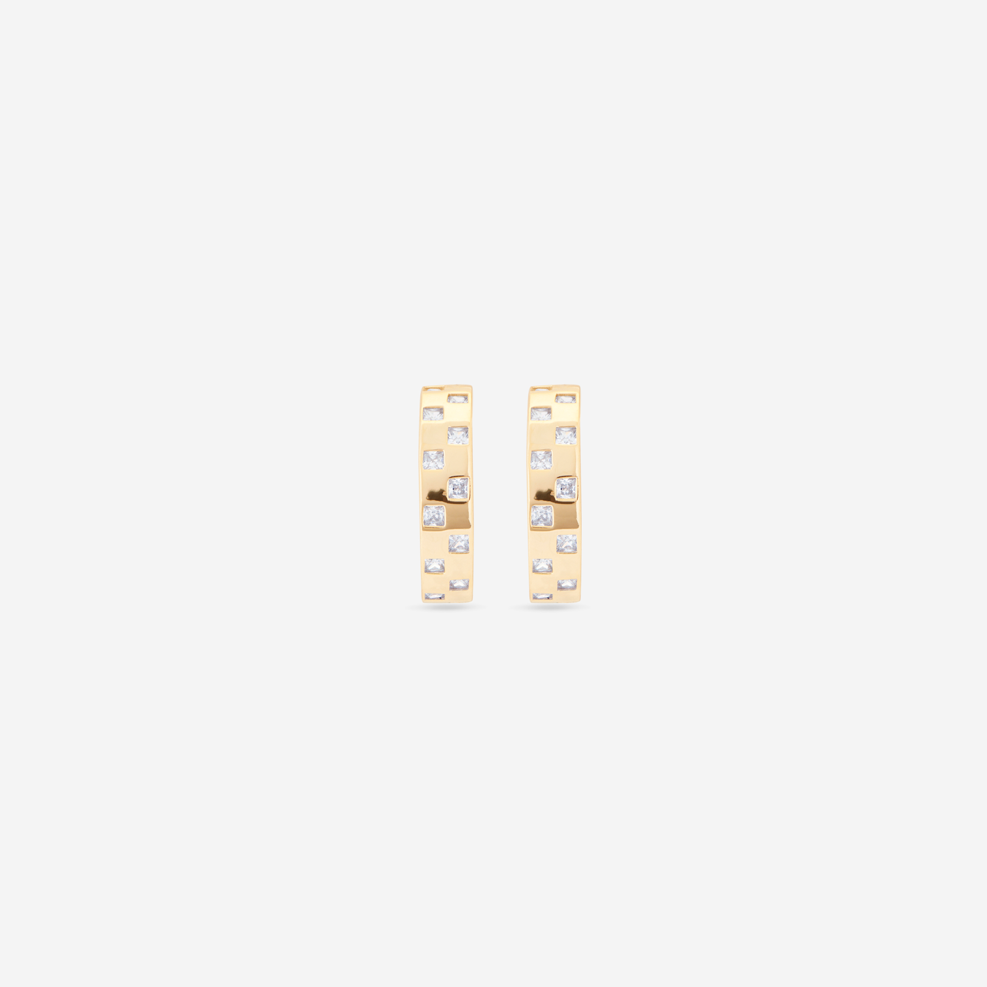 Checkered Mini Earrings