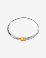 Large Omega Charm in gold, designed for the Omega 8 Necklace – bold, modern, and stackable.