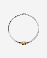 Large Omega Charm in gold, designed for the Omega 8 Necklace – bold, modern, and stackable.
