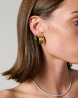 New Triple Large Waterfall Earrings