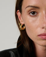 Angled Hoop Earrings