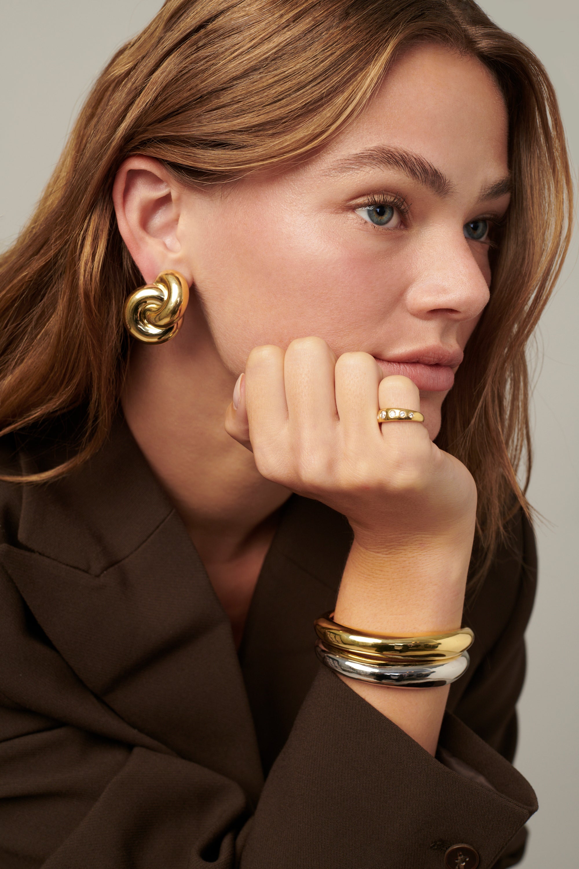 MÉGA Jewelry Jumbo Double Knot Earrings