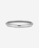 MÉGA Skinny Bangle Bracelet in gold vermeil—a slim 7.7 mm polished cuff for refined everyday wear.