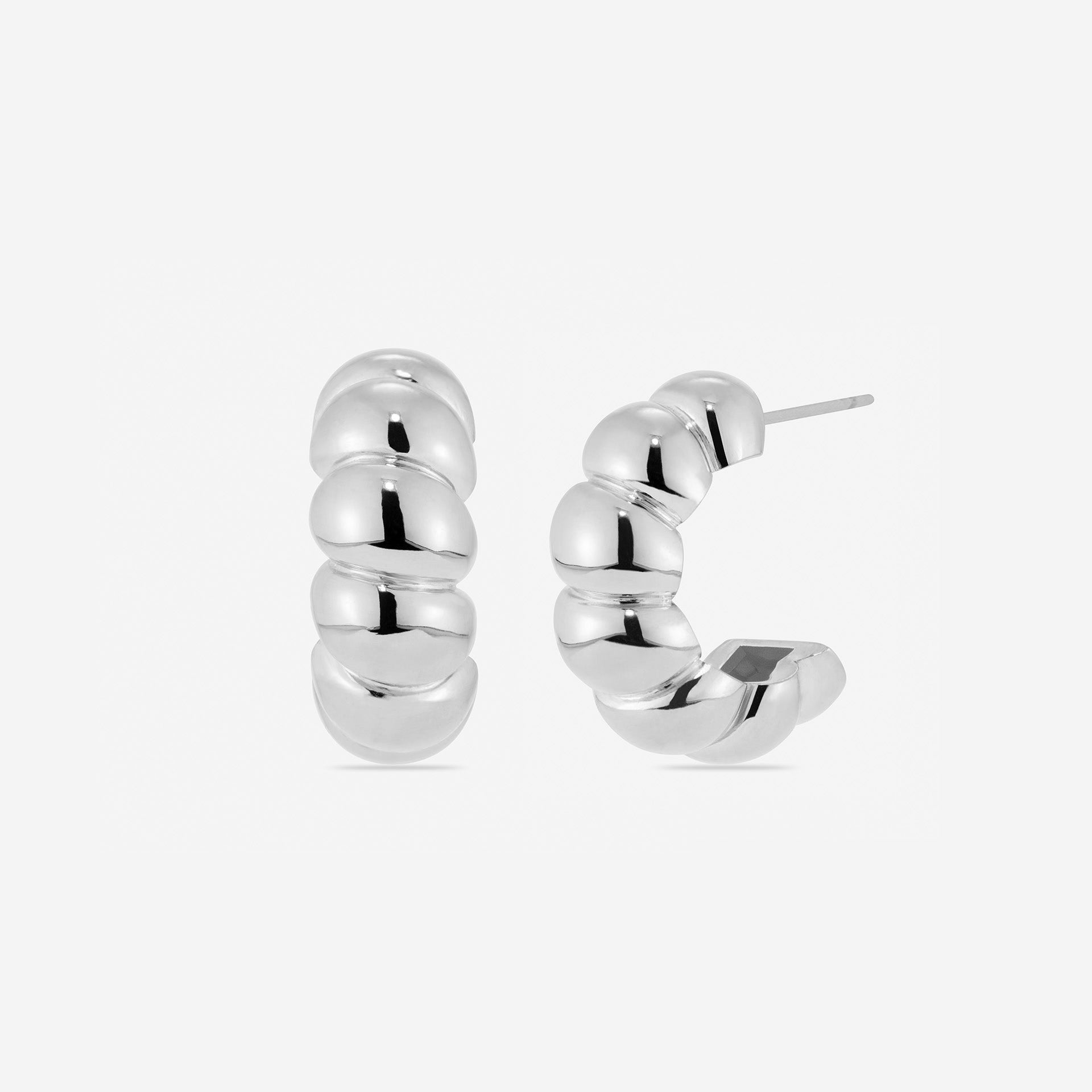 MÉGA Jewelry Chunky Bubble Earrings in Gold