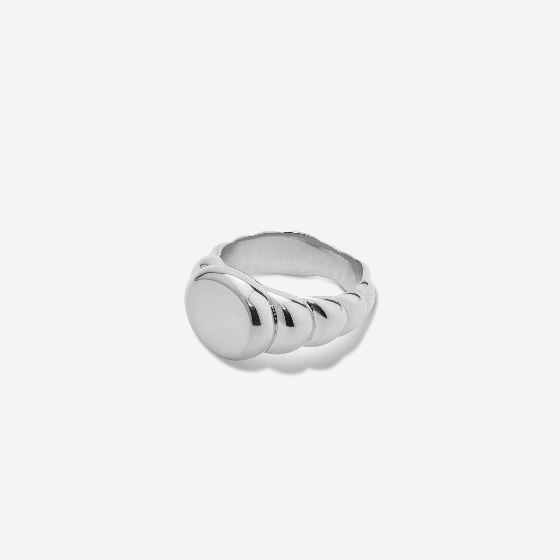 Mega Jewelry Engravable Silver Signet Ring