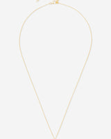 Zircon Cube Pendant Necklace