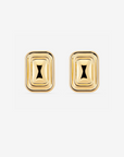 Rounded Rectangle Earrings