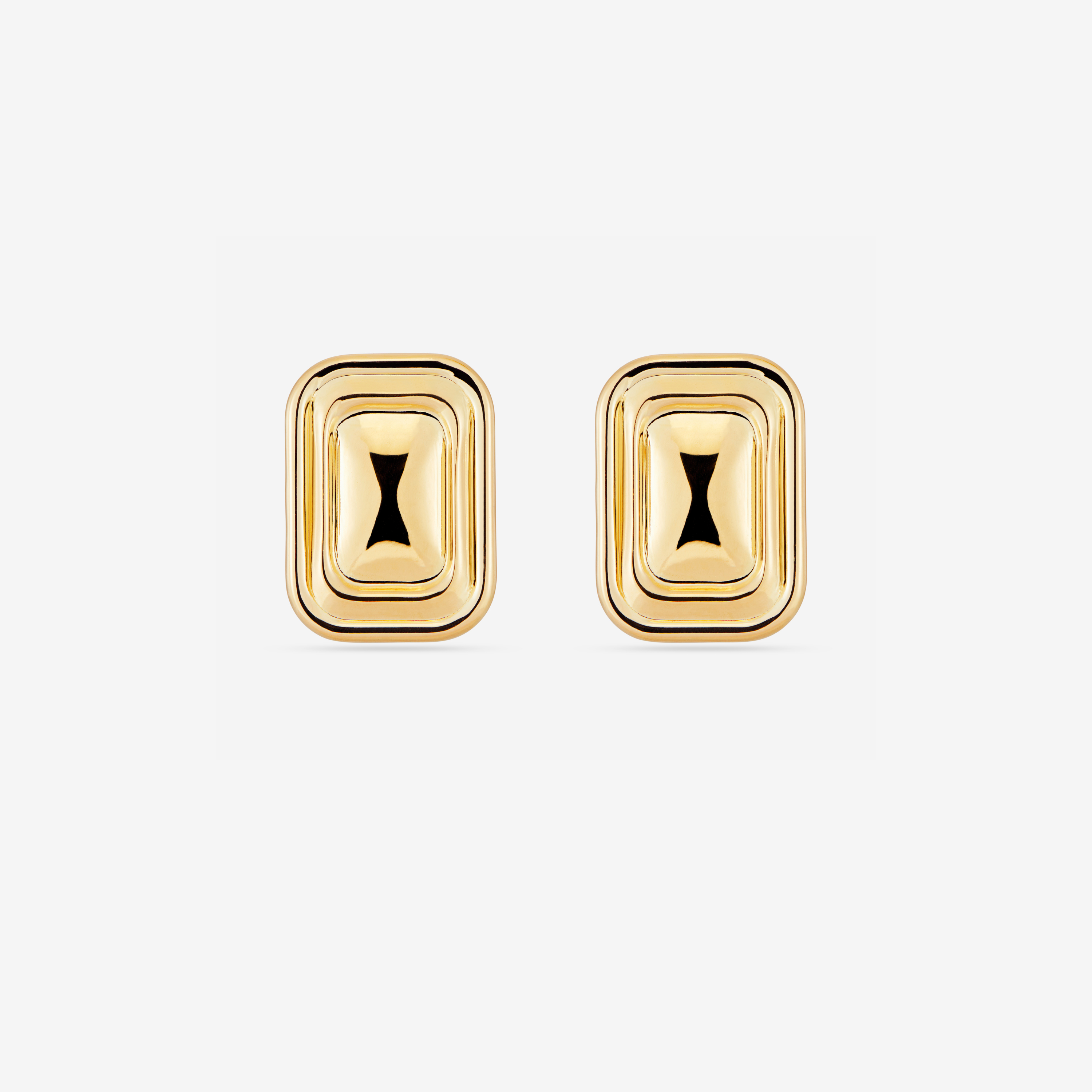 Rounded Rectangle Earrings