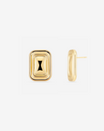 Rounded Rectangle Earrings