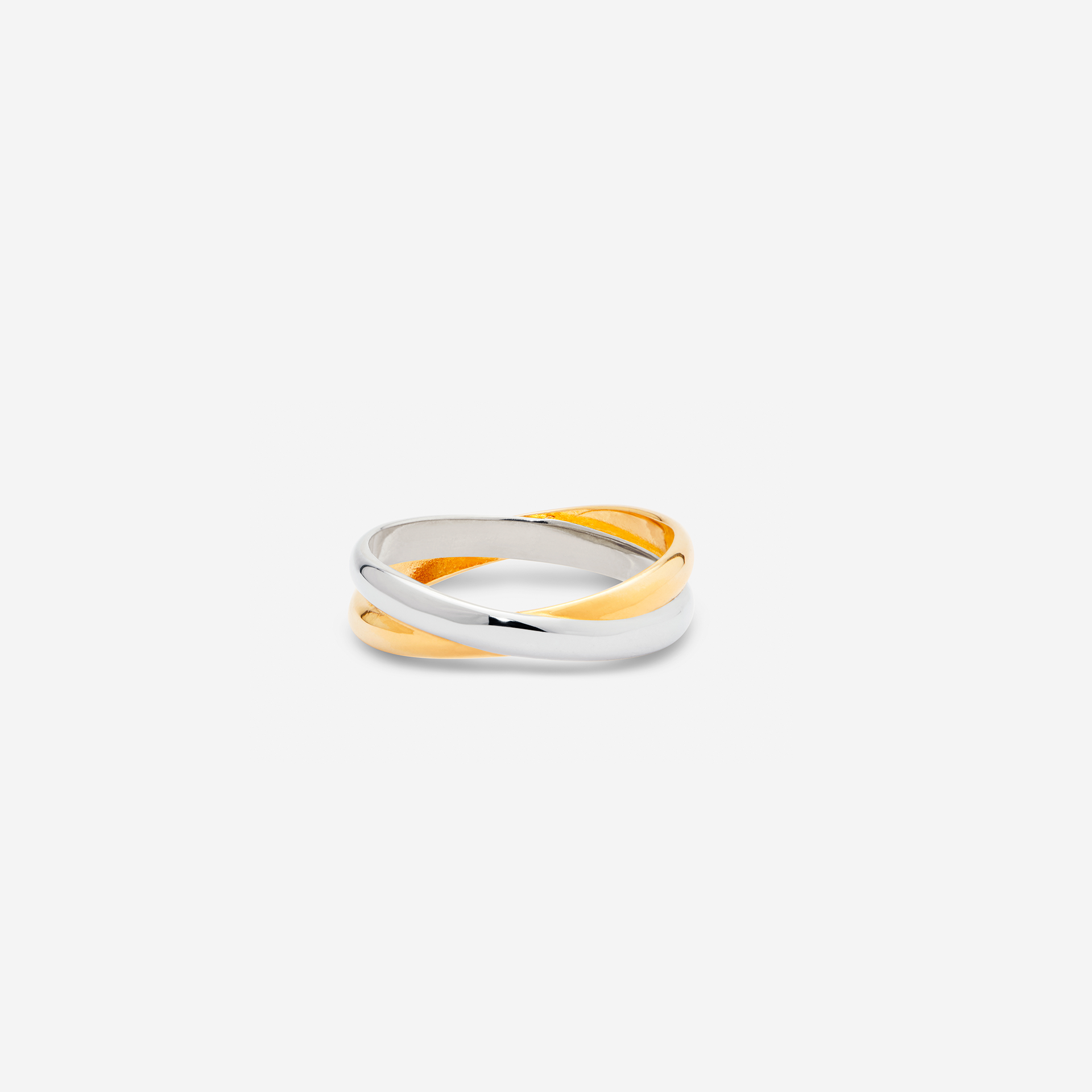 Crossover Band Ring