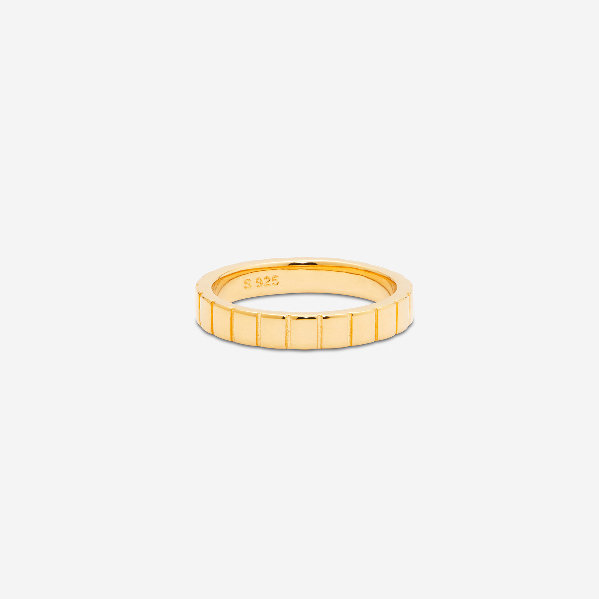 Fluted Band Ring