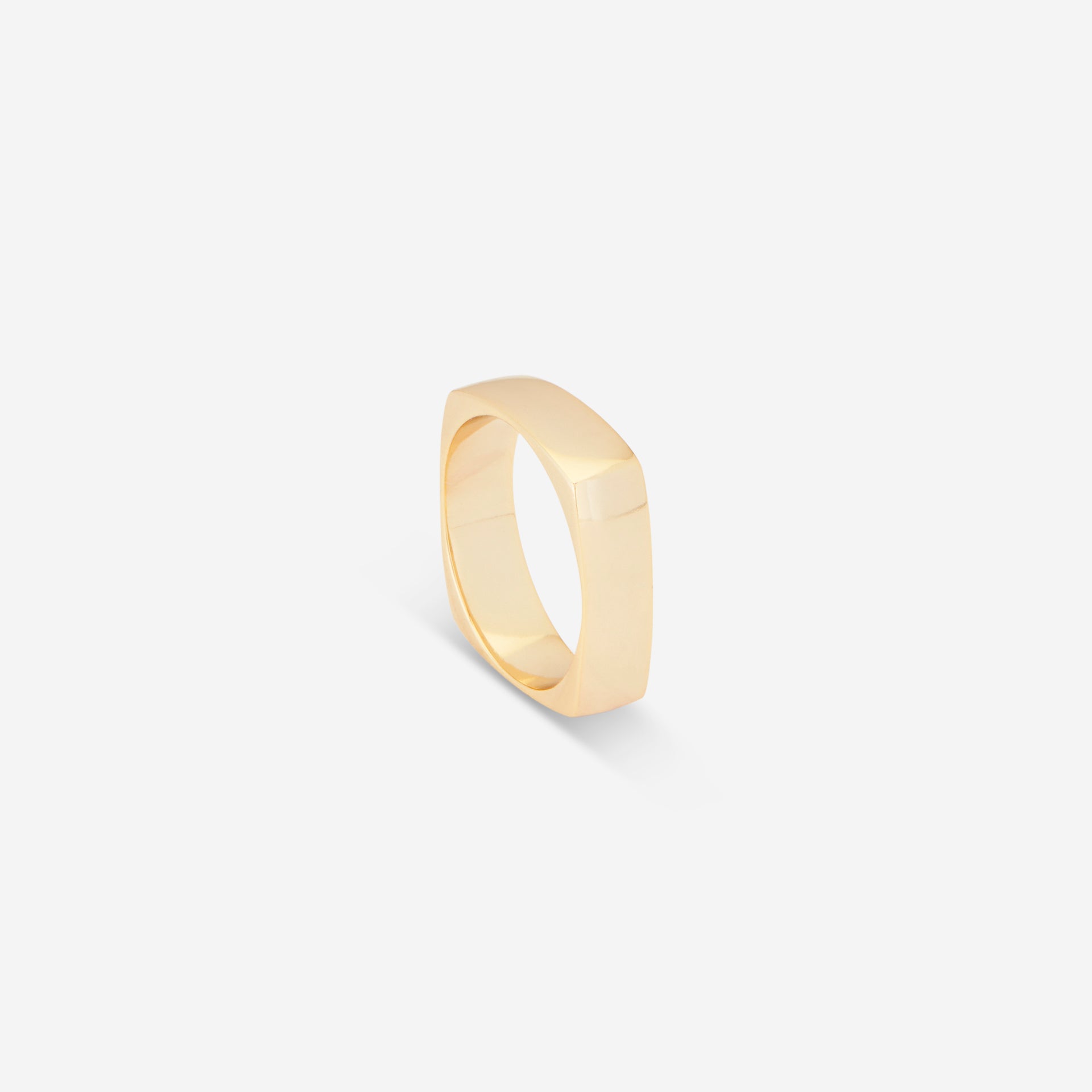 Soft Square Band Ring