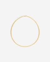 MÉGA Omega 4 Necklace in gold vermeil—4 mm-wide sterling chain (16″ or 18″), lobster clasp, polished and wearable.