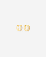 Zircon Huggie Earrings