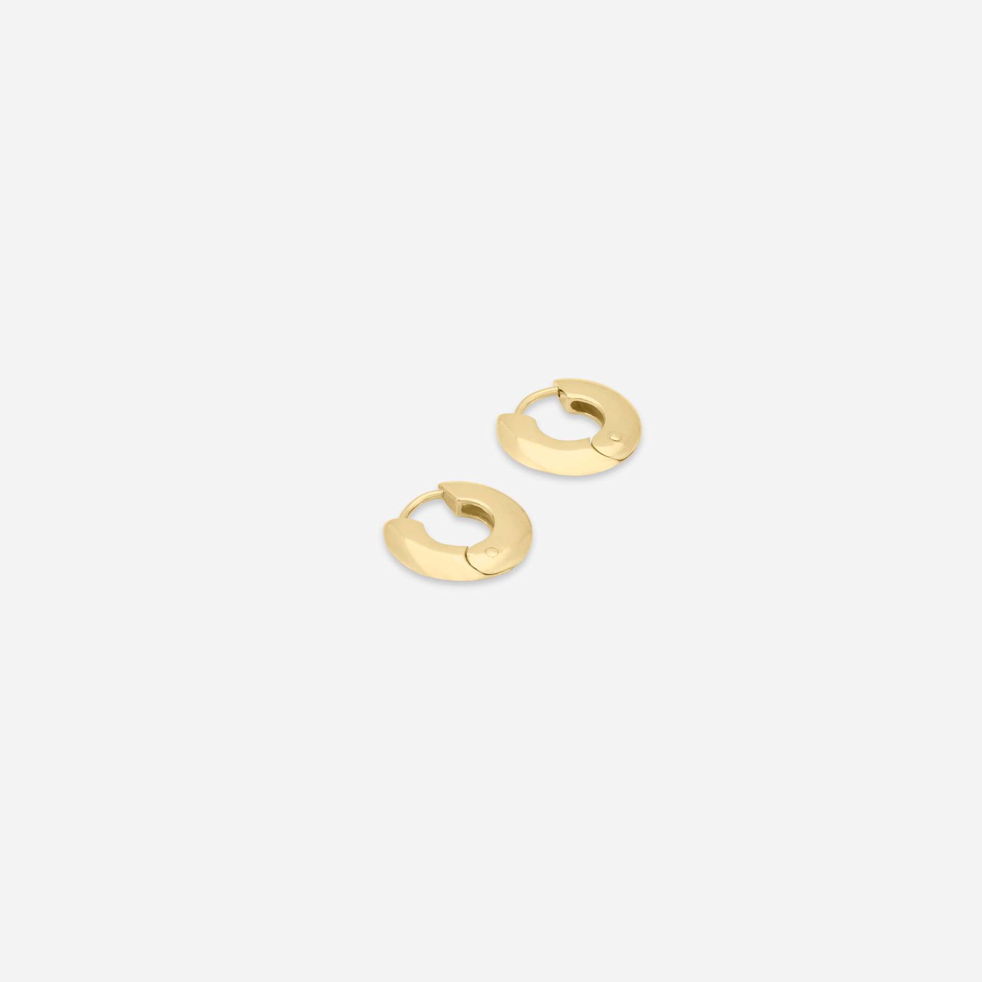 Flat Huggie Earrings