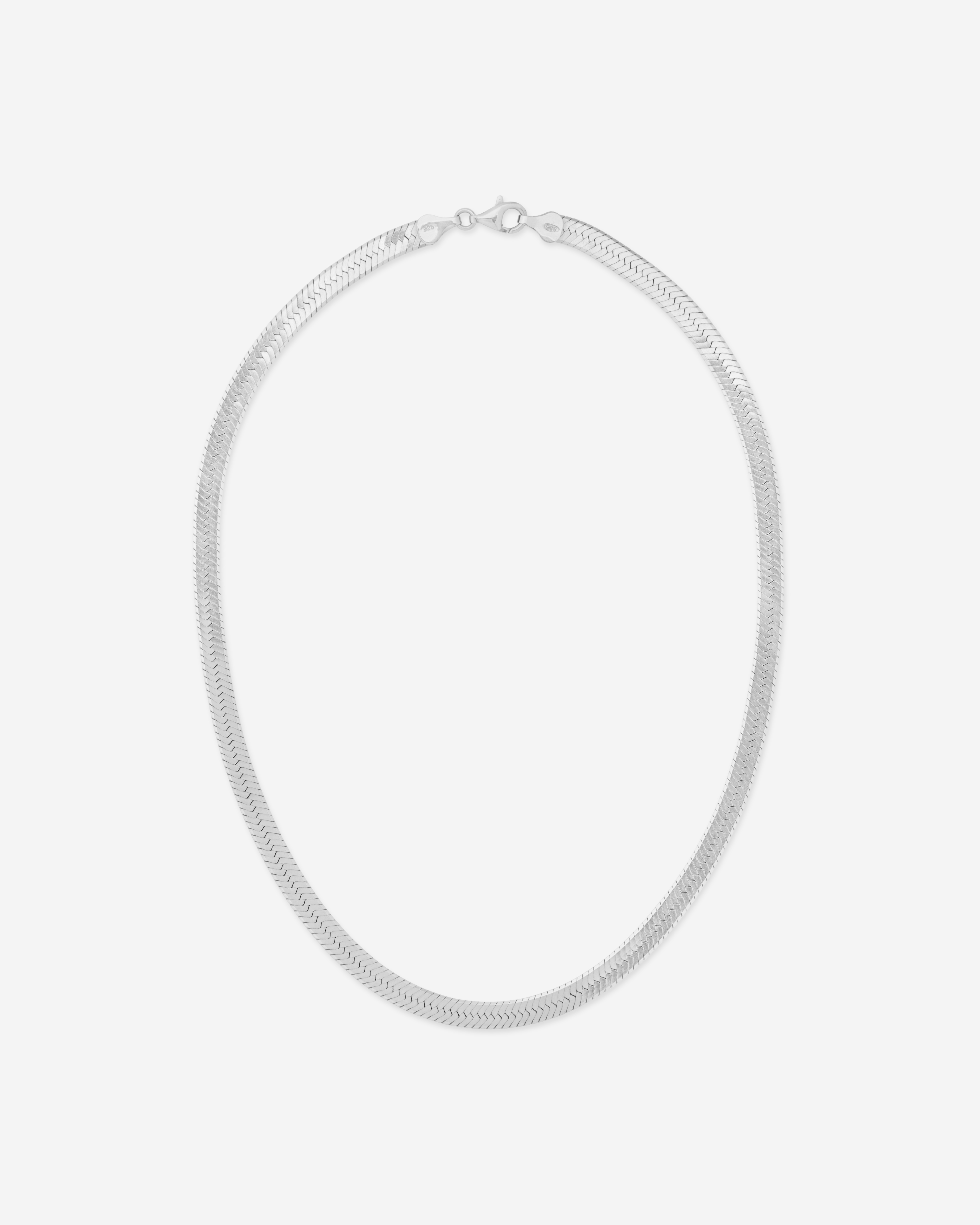 Herringbone 3.4mm Necklace 16&quot;