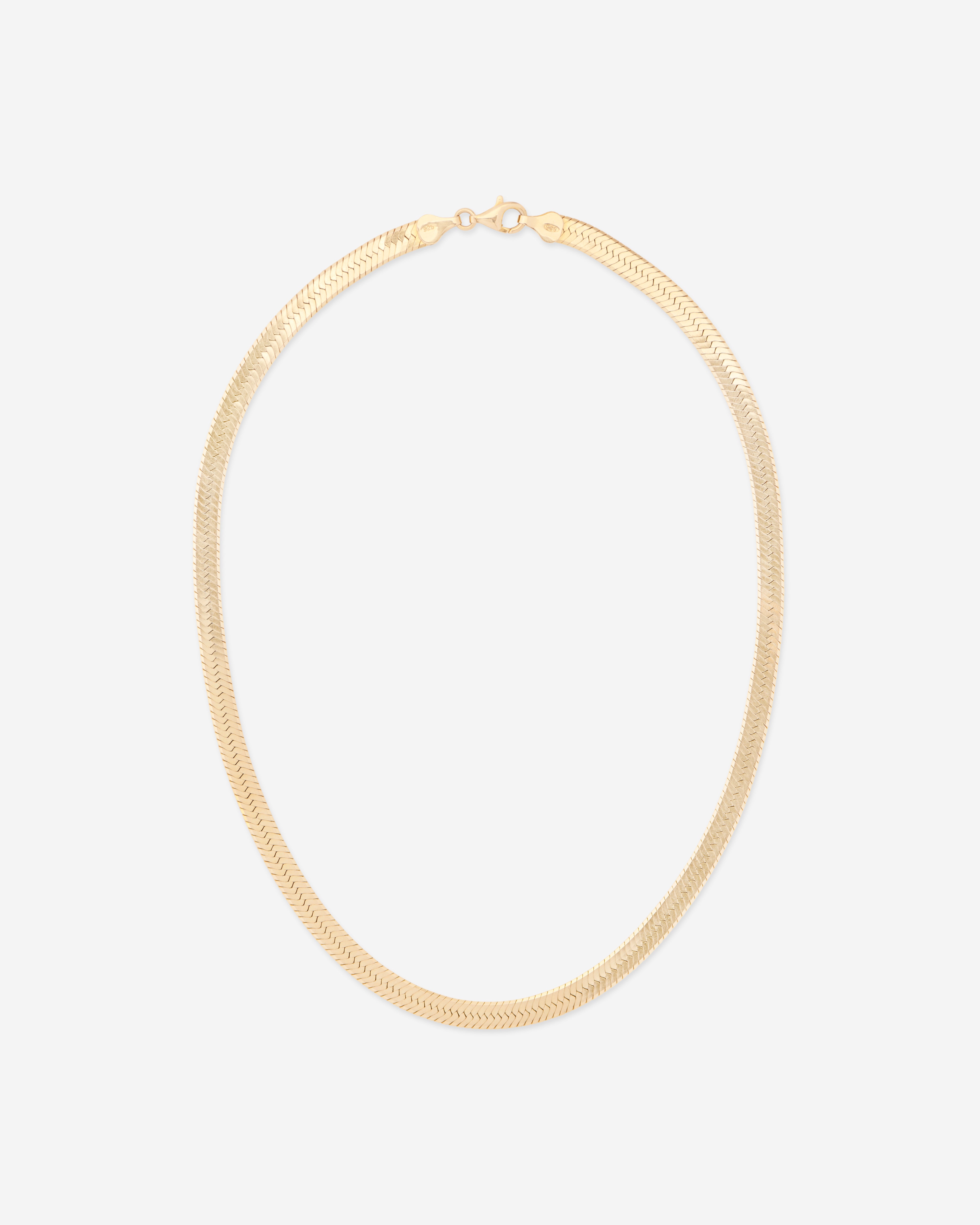 Herringbone 3mm Necklace 16"